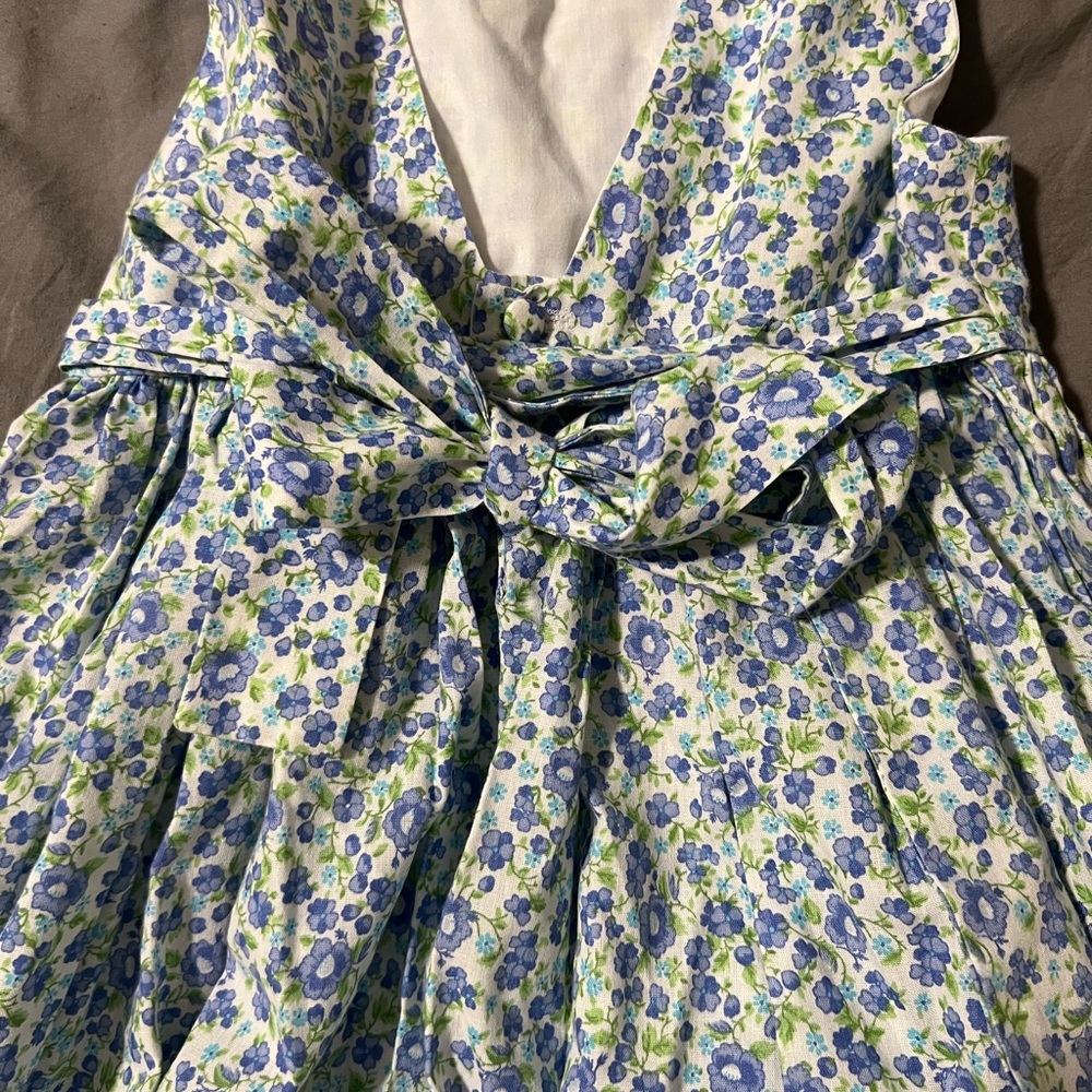 Isabel Garreton Blue Floral Kids Dress